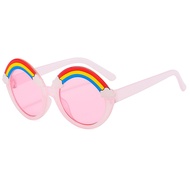 แว่นตากันลมสำหรับเด็กแว่นกันแดดเด็กผู้หญิงแว่นกันแดดสีรุ้งแว่นตากันแดดแว่นกันแดดทรงกลม