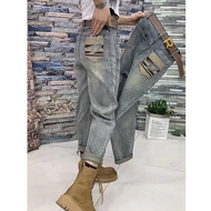 LARGE SIZE STRETCH HARLEM ANKLE LENGTH JEANS FOR WOMEN - HIGH WAIST SLIMMING LOOK