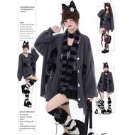 y2k y2k Jacket Asian Culture y2k Women's Clothing Japanese Millennium Hot Girl Doomsday Sea Mist y2k