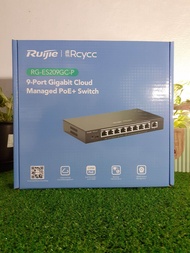 ออกใบกำกับภาษีได้ RG-ES209GC-P REYEE Cloud Managed Smart POE Switch 9 Port Gigabit, 8 Port POE 120W