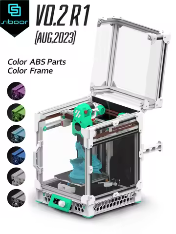 VORON 0.2 R1 3D Printer Mini Stealthburn Desktop Klipper PI FDM DIY Corexy V0.2 3D Printer Kit with 