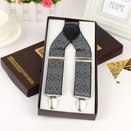 Men's anti-slip suspenders, British-style trousers suspenders, business men's elastic suspenders SGI