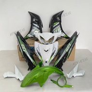 VELOZI BODY COVER SET LC135 YAMAHA V2 JUPITER MX BATIK APPLE GREEN