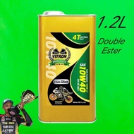 G-VM9. KHAS RS/RSX Fully Double Ester VITRON VIP/Gold 1.2L 10W40 15W50 Motorcycle Engine oil Minyak 