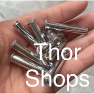 4 pieces of suitcase axle bolts, hammer model, rivets, rivets, bolt axes, pen pins