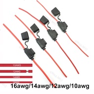Auto Car Blade Inline Types Fuse Waterproof Hrproof Holder Case Motor Tap Blow Blo 16/14/12/10AWG Wi