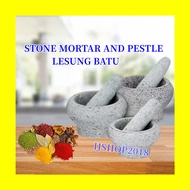 STONE MORTAR AND PESTLE STONE MORTAR/ STONE MORTAR