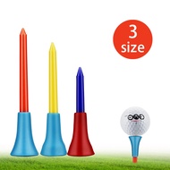 Golf Nail golf TEE Plastic Ladder golf tee Colorful Ball Holder Soft Rubber Head