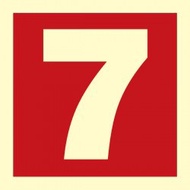 336207 Number 7 (RED)