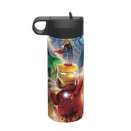 Lego Water Bottle 18oz Sports Insulated Kettle Stainless Steel Outdoor Drinking Bottles Travel Therm
