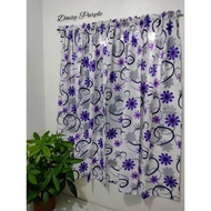 Geena "SUNFLOWER DESIGN" SHEERING CURTAIN Sold Per Piece