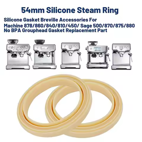 【LAST CHANCE】54Mm Silicone Steam Ring, 40Pcs Gasket Accessories For Breville Espresso Machine 878/87