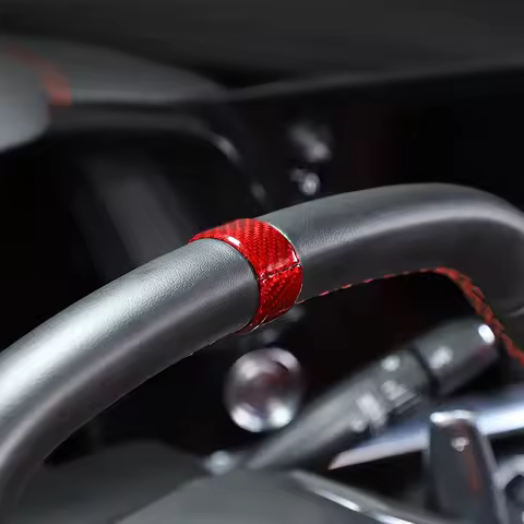For Chevrolet Corvette C8 Stingray Z51 Z06 2020-2023 Real Carbon Fiber Steering Wheel Directions Rin