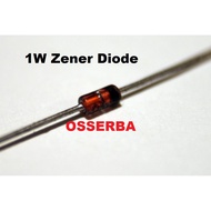 Diode Zener 1W 9V1 10V 11V 12V 13V 15V 16V 18V IN4739A IN4740A IN4741A IN4742A IN4743A IN4744A IN474