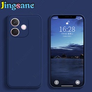 Jingsanc cho Oppo A5 PRO/OPPO A5 PRO 5g vỏ điện thoại thời trang cạnh thẳng vuông mềm Vỏ Silicone lỏ