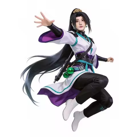 Anime Cosplay Game VALORANT Sage Costume Wig