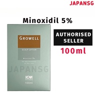 Growell Minoxidil 5% Scalp Lotion 100mL (alt Regro)