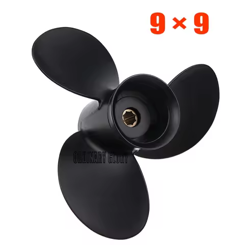 9x9 Aluminum Propeller for Mercury Outboard Motor 6HP 8HP 9.9HP 15HP 8 Tooth Spline 48-828156A12 Boa