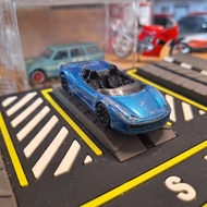 Diecast Hotwheels Ferrari 458 Spider 1 Super Super Rare64/