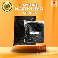 Black Plastic Bag size. 50X65