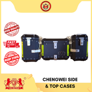 Chengwei Aluminium Top Box &amp; Side Cases (Ready Stock) 100% Original