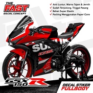 Decal Sticker Striping Variation FULLBODY SUZUKI GSX R 150 Decal/ GSX R 150 | GSX R 150 Striping | L
