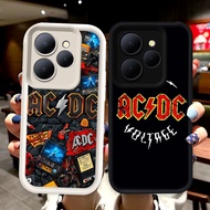 N62 ACDC Band Silicone Black White Casing for ITEL S23 A50 RS4 A70 A90 P55 A80 P65 5G Case