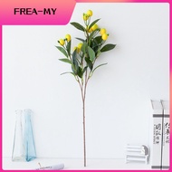 [FREA]A Bunch Artificial Lemon Branch with Green Leaves Artificial Fruit Lemon Tree