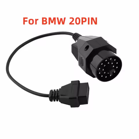 OBD OBD2 Adapter For BMW 20pin to OBD2 16PIN Female Connector e36 e39 X5 Z3 For BMW 20 pin OBD2 car
