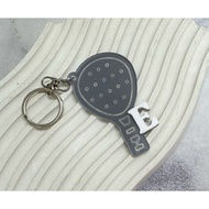 GANTUNGAN PADEL KEYCHAIN CUSTOM INITIAL | Initial keychain