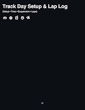 Track Day Setup & Lap Log: Setup • Tires • Suspension • Laps — 8.5"×11", 119 pages