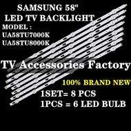 UA58TU7000K SAMSUNG 58" LED TV BACKLIGHT (LAMP TV) SAMSUNG 58 INCH LED TV BACKLIGHT UA58TU7000 58TU7