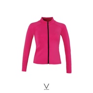 SS2022 UV JACKET PINK เสื้อแขนยาวซิบหน้า มีฟองน้ำในตัวผ้าหนา กัน UV UPF 50+