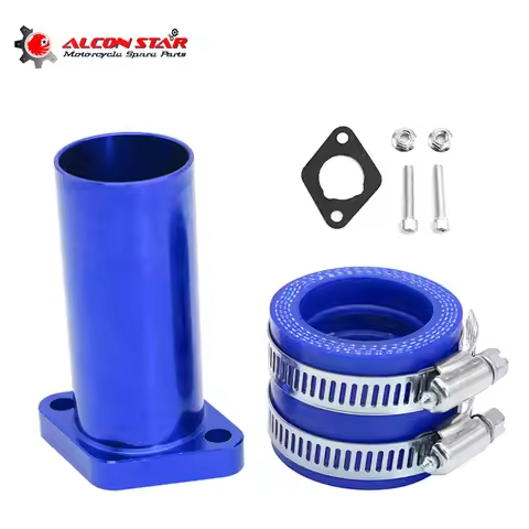 Alconstar Motorcycles Carburetor Intake Pipe Set for Predator 212cc GX200 VM24 PWK24 Coleman Baja 19