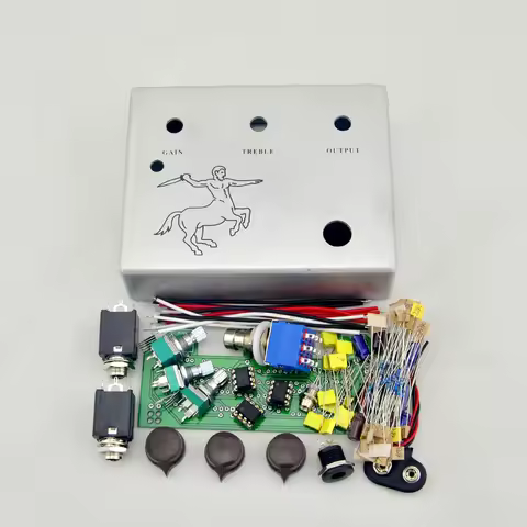 New DIY Klon Overdrive Pedal Kit With 1590bb Diecast Aluminum Enclosure
