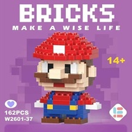 BRICKS Mario Lego Figure Character Building Blocks Toys