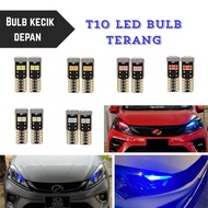 Led T10 Small Headlight Bulb Mentol Kecik Myvi Axia Bezza Alza