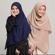 Bawal Cotton Emboss Senang Bentuk by Hijab Galeria | Bawal Cotton Plain Bidang 60/55/50'  Labuh