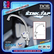 DOE DE115A SINK TAP (SINK TYPE) | PILLAR MOUNTED SINK TAP | ABS HANDLE