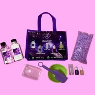 Slime kit package, slime making ingredients