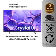 (2025) Samsung 50 lnch LED (UA50U8000F) 4K UHD Smart TV with Crystal Processor UA50U8000FKXXM UA50DU