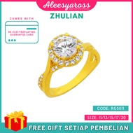 [RG5011] Cincin BERTUNANG ZHULIAN Gold Plated Ring Jewellery Cincin Zhulian Original Zhulian Ring