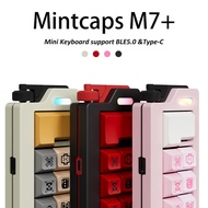 Yongqiu M7+ Mini Mechanical Keyboard Changable Keys Function Hot swap RGB light Wireless Bluetooth T