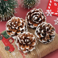5/10/20pcs Artificial Flowers Pineapple Grass Artificial Pine Nuts Cones for Wedding Christmas Tree 