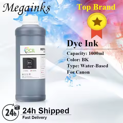 1000ML PFI120 PFI 120 dye ink for canon PFI120 Dye ink BK C M Y MBK for Canon TM200 TM205 TM300 TM30