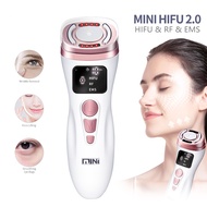 New Mini HIFU Machine EMS&amp;RF Ultrasonic Massager for Firming Skin Care Anti Wrinkle Professional Antiaging Portable Beauty Tool