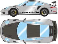 EIDOLON 1/18 Porsche 911 (991.2) GT3 RS Weisach Package GT Silver Metallic Finished Product