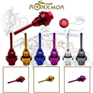 RONXMOR New 1pc Motorcycle Modification CNC Hexagonal Oil Dipstick Decoration for GY6  BWS 125CC Oil