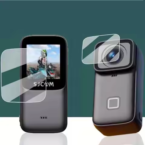 Hard Tempered Glass Screen Protector Cover For SJCAM C200 Pro / C200 4K Action Camera Lens LCD Displ