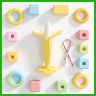 [anju] Banana Teether with Case and Clip, Yellow, 1pc / Korean Teether / Fun Design / 100% Genuine b